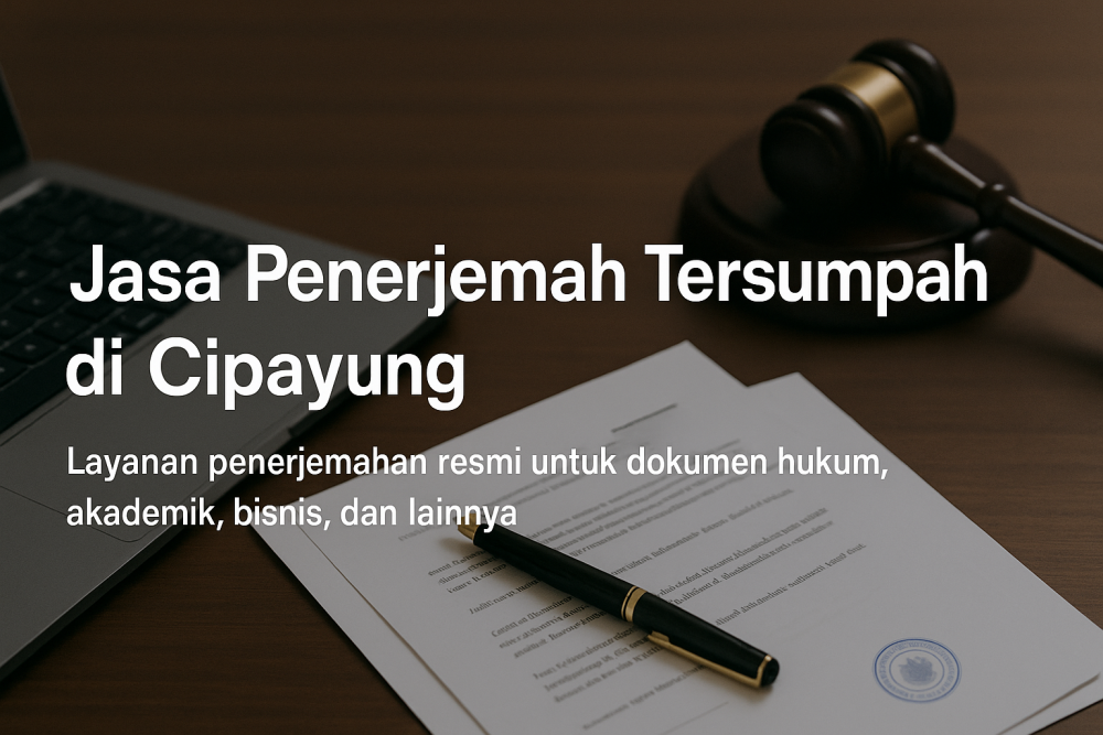 Jasa Penerjemah Tersumpah di Cipayung