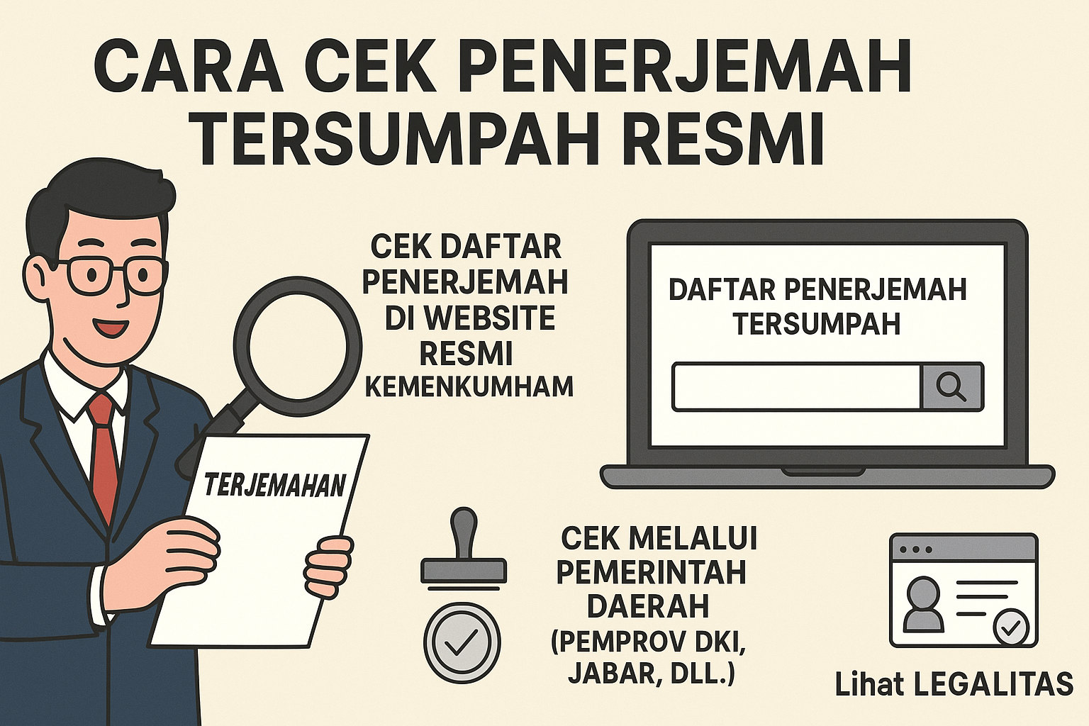 Cara Cek Penerjemah Tersumpah Resmi