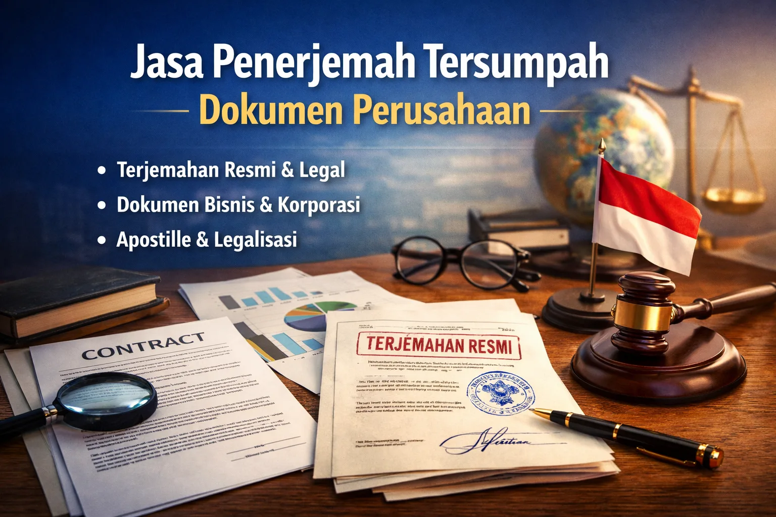 Jasa Penerjemah Tersumpah Dokumen Perusahaan