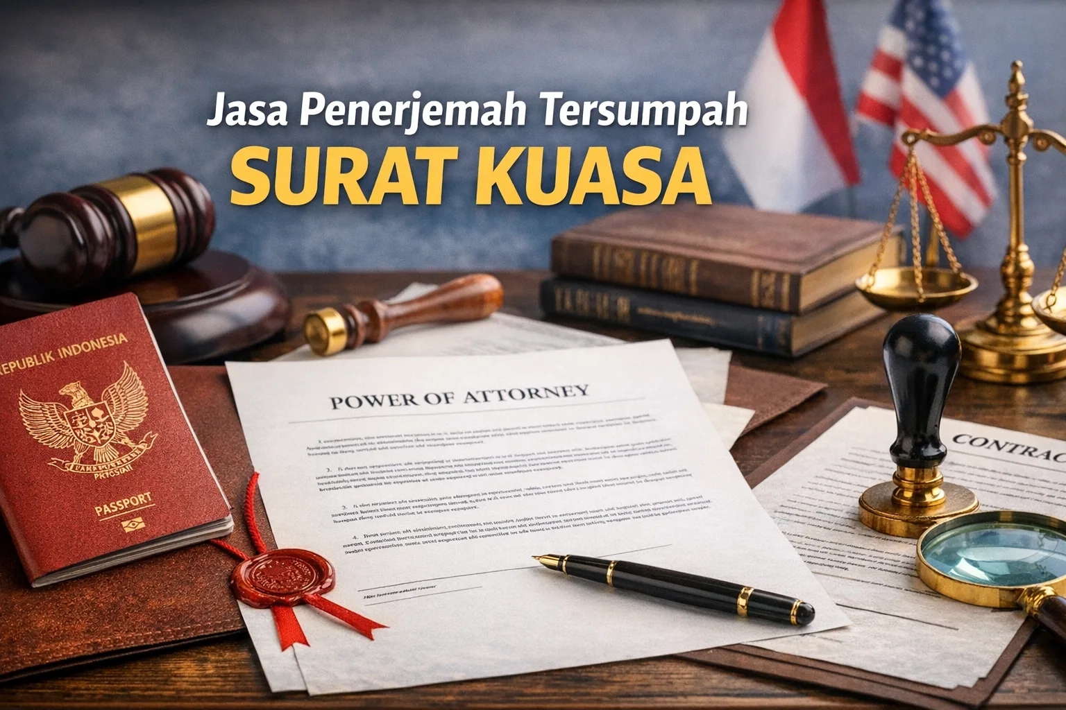 Jasa Penerjemah Tersumpah Surat Kuasa