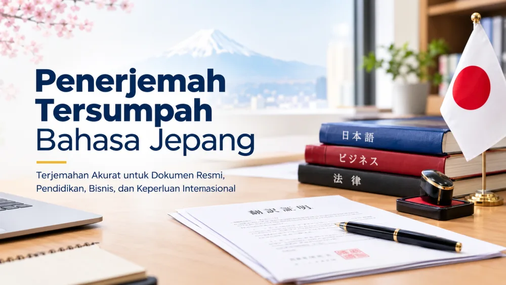 Penerjemah Tersumpah Bahasa Jepang